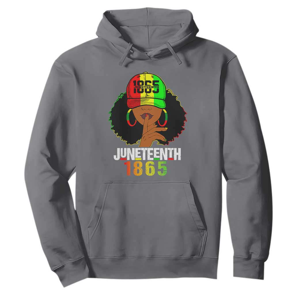 Afro Queen Hoodie Juneteenth 1865
