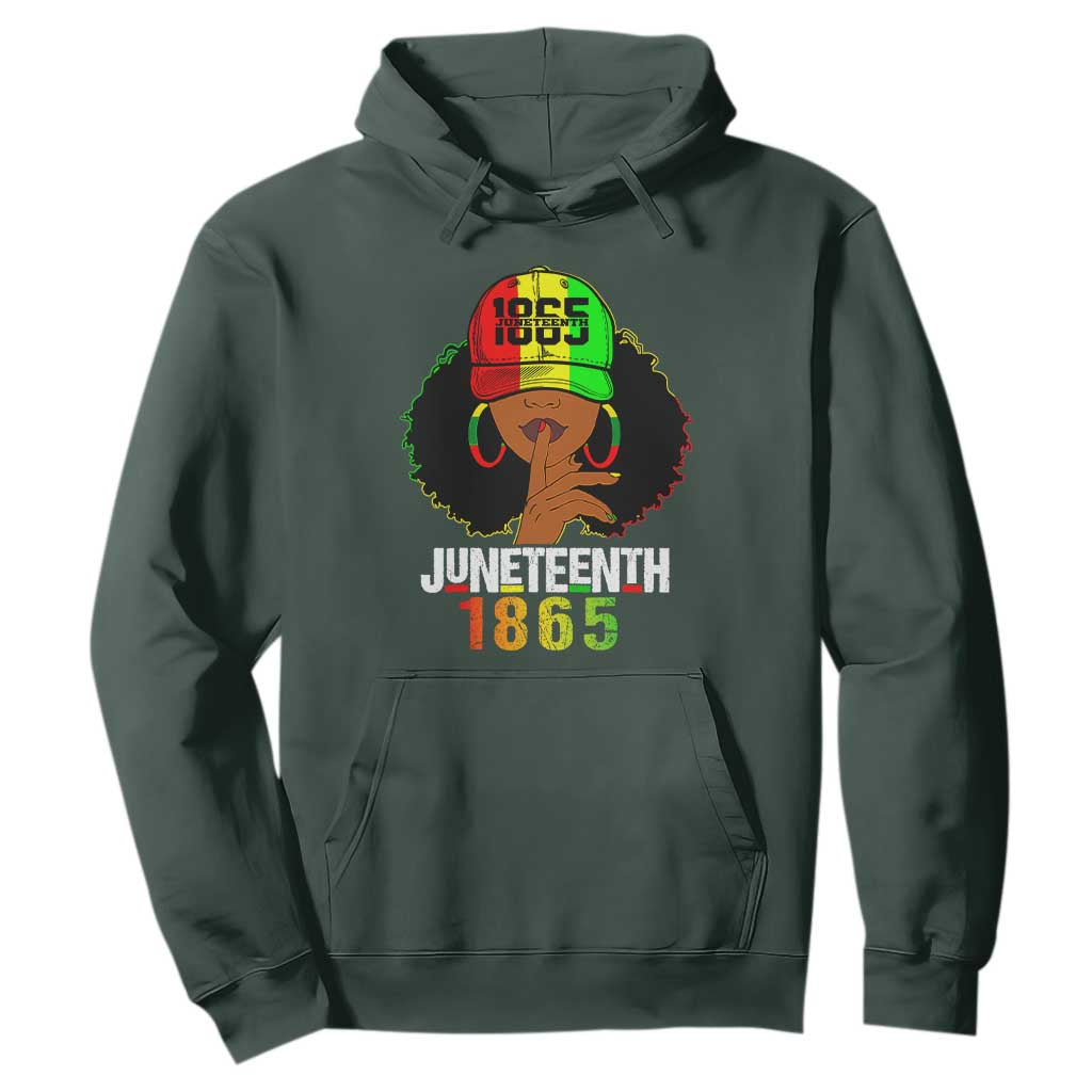 Afro Queen Hoodie Juneteenth 1865