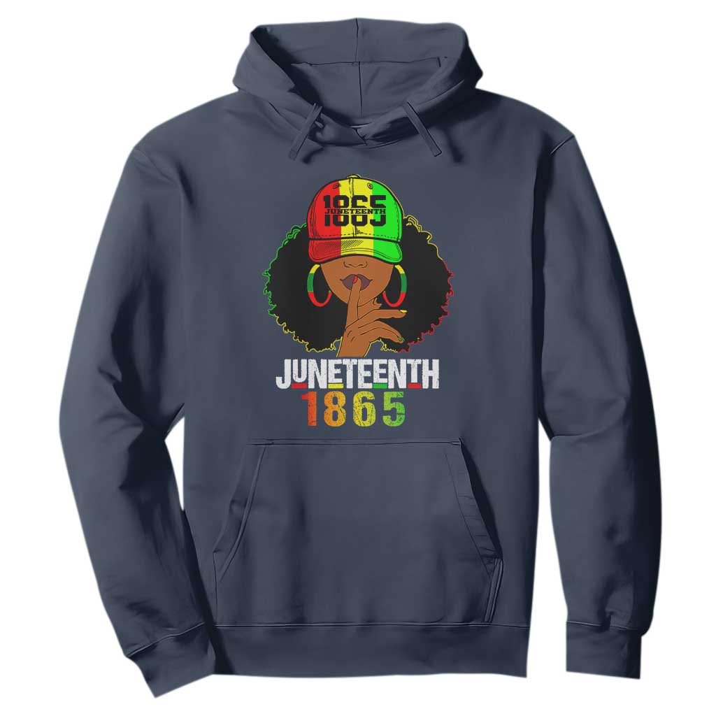 Afro Queen Hoodie Juneteenth 1865