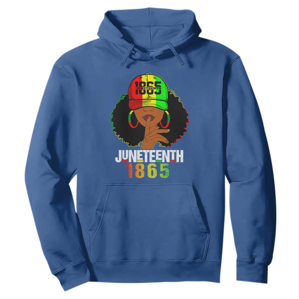 Afro Queen Hoodie Juneteenth 1865