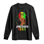 Afro Queen Long Sleeve Shirt Juneteenth 1865