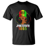 Afro Queen T Shirt Juneteenth 1865