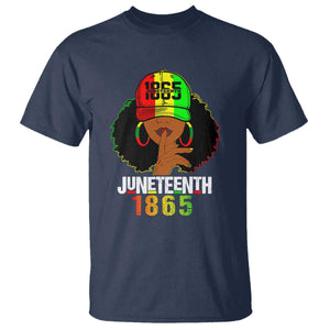 Afro Queen T Shirt Juneteenth 1865