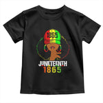 Afro Queen Toddler T Shirt Juneteenth 1865