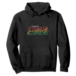 Black History Pride Hoodie Celebrate Juneteenth 1865