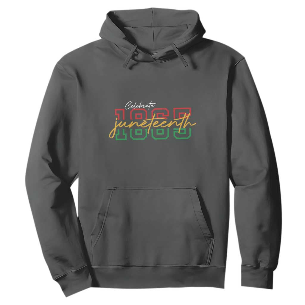 Black History Pride Hoodie Celebrate Juneteenth 1865
