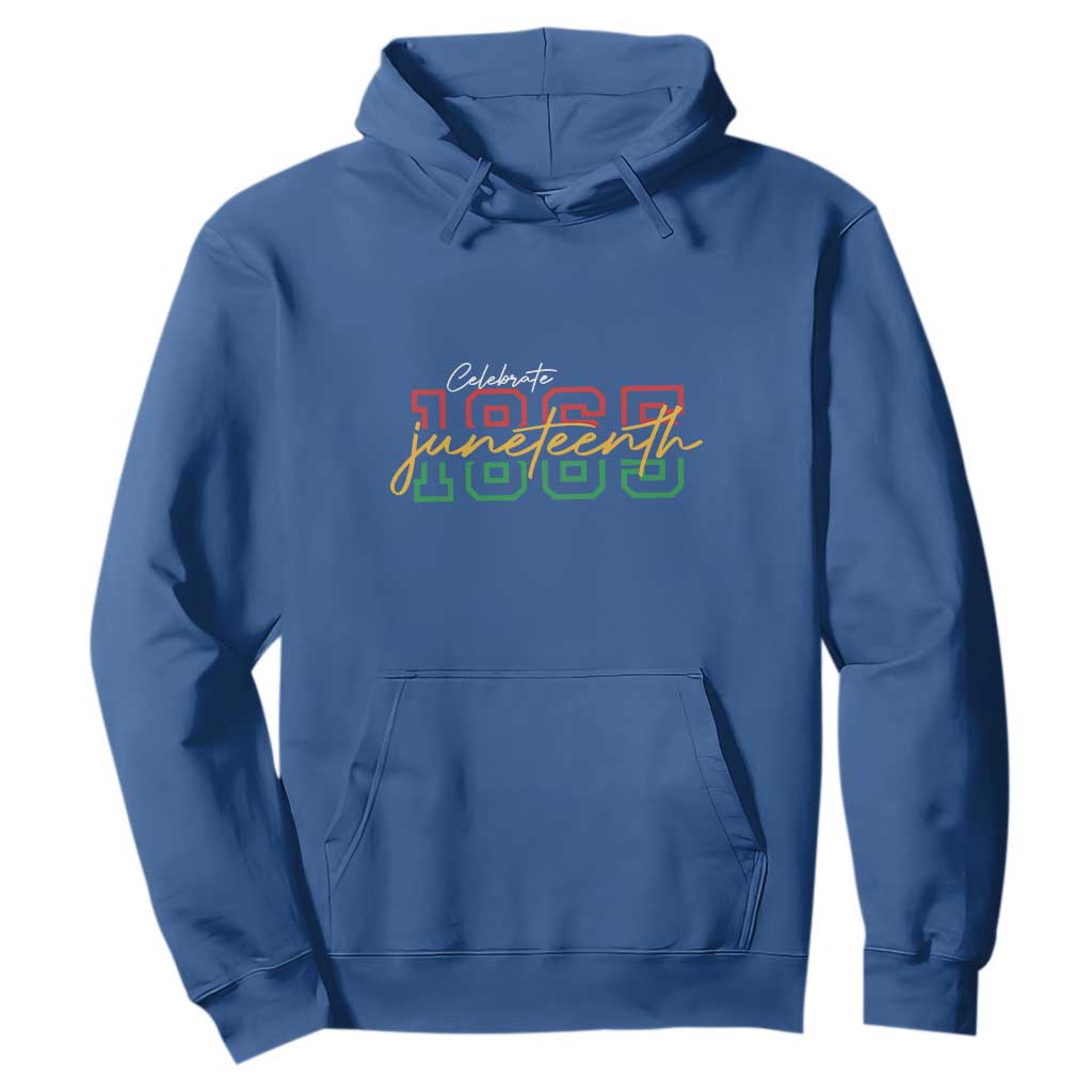 Black History Pride Hoodie Celebrate Juneteenth 1865