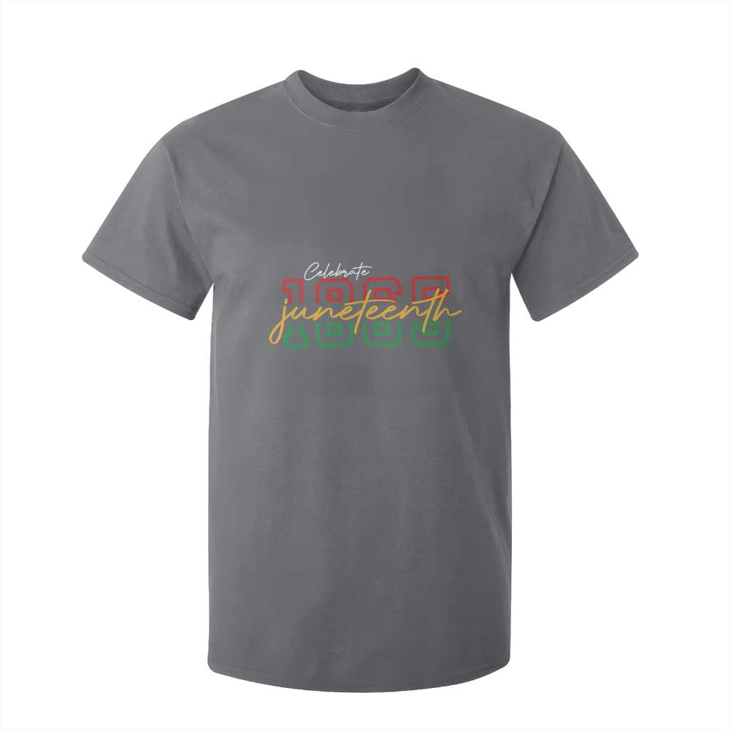 Black History Pride T Shirt For Kid Celebrate Juneteenth 1865