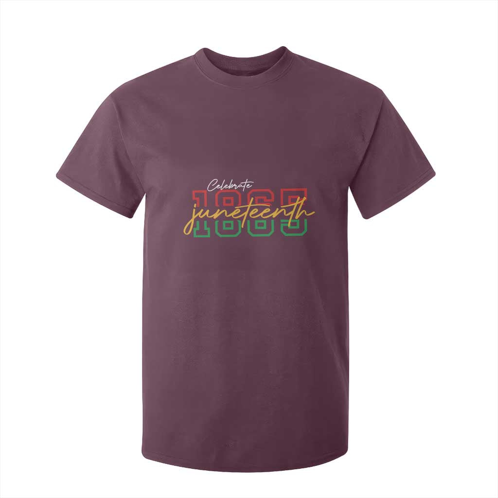 Black History Pride T Shirt For Kid Celebrate Juneteenth 1865