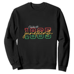 Black History Pride Sweatshirt Celebrate Juneteenth 1865