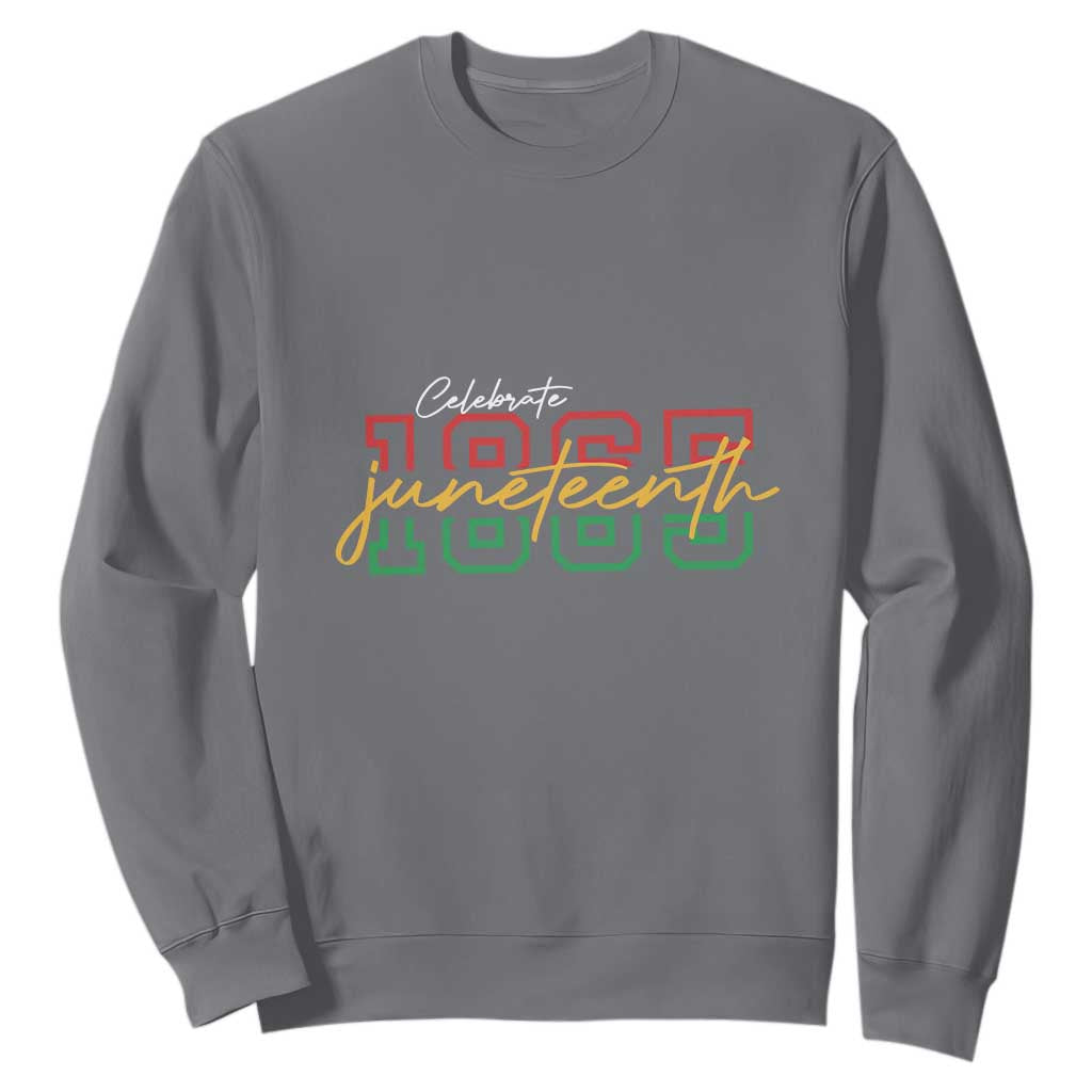 Black History Pride Sweatshirt Celebrate Juneteenth 1865
