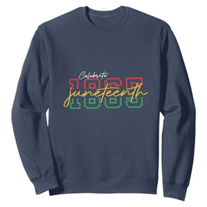 Black History Pride Sweatshirt Celebrate Juneteenth 1865
