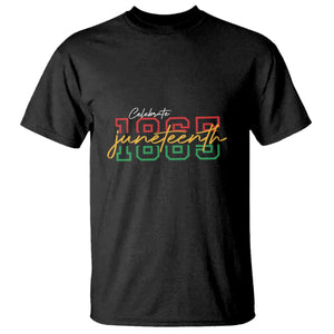 Black History Pride T Shirt Celebrate Juneteenth 1865