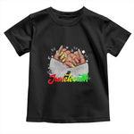 Juneteenth Celebration Toddler T Shirt Since 1865 Women Nails Butterflies