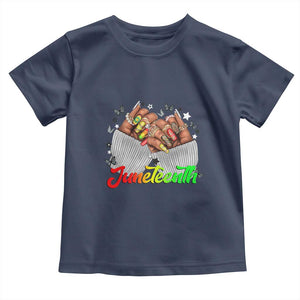 Juneteenth Celebration Toddler T Shirt Since 1865 Women Nails Butterflies