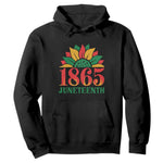 Juneteenth 1865 Sunflower Hoodie Celebrate African American Freedom Day