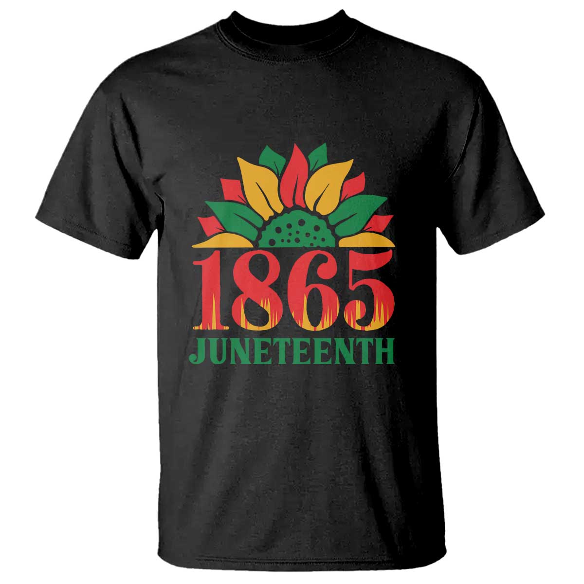 Juneteenth 1865 Sunflower T Shirt Celebrate African American Freedom Day