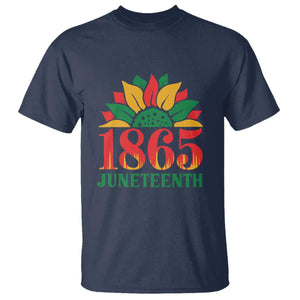 Juneteenth 1865 Sunflower T Shirt Celebrate African American Freedom Day
