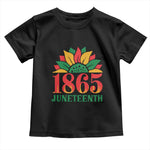 Juneteenth 1865 Sunflower Toddler T Shirt Celebrate African American Freedom Day