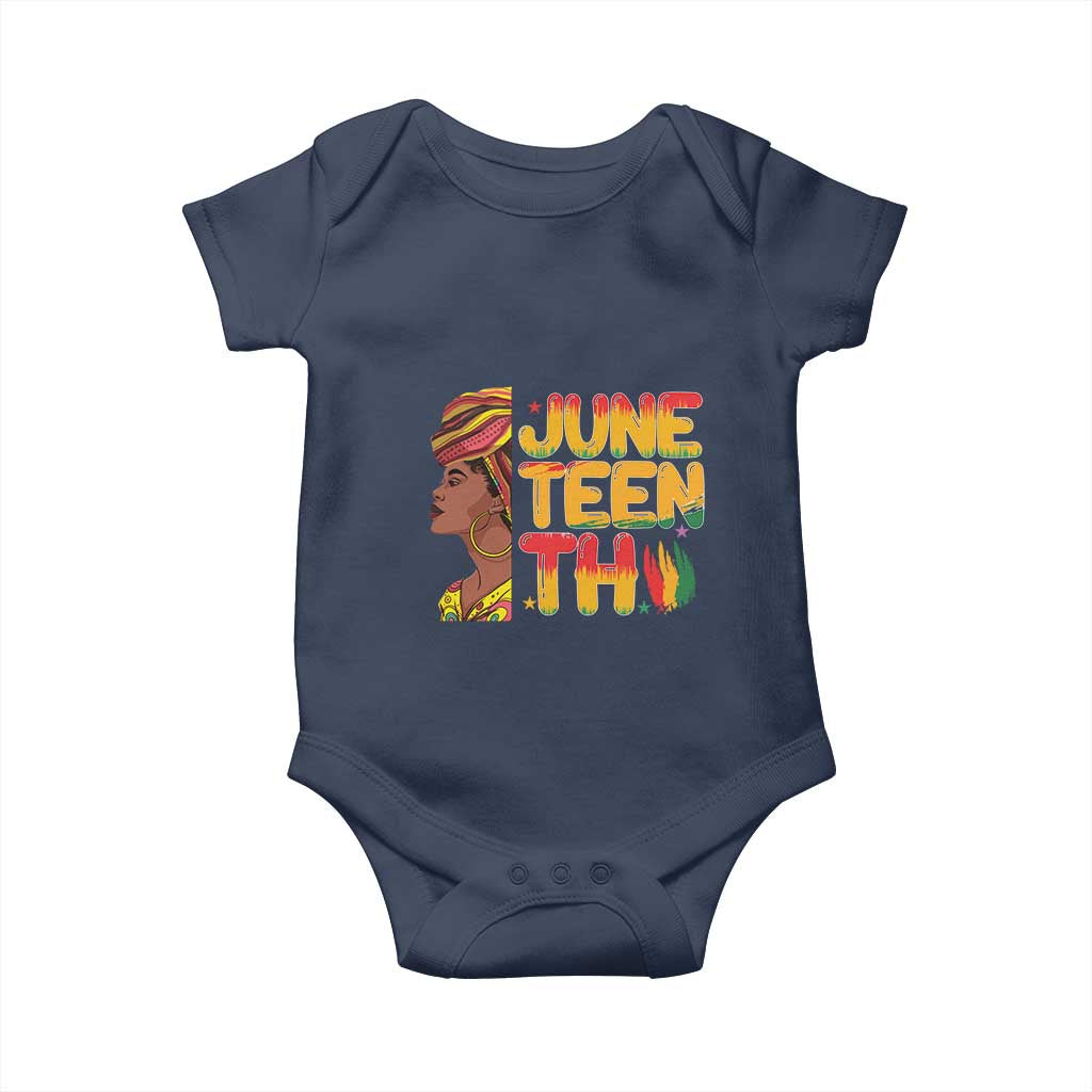 Juneteenth Black Woman Baby Onesie Black History African American Ladies
