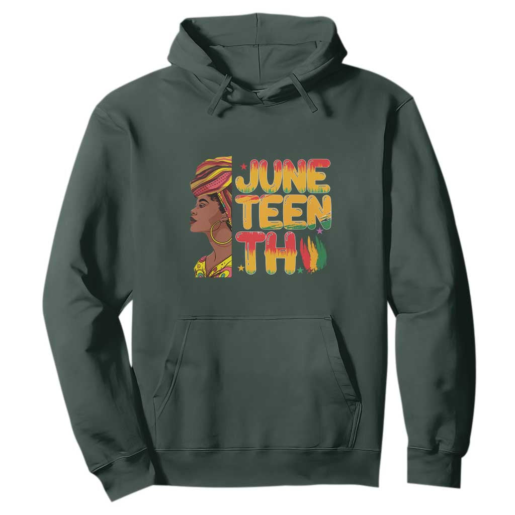 Juneteenth Black Woman Hoodie Black History African American Ladies
