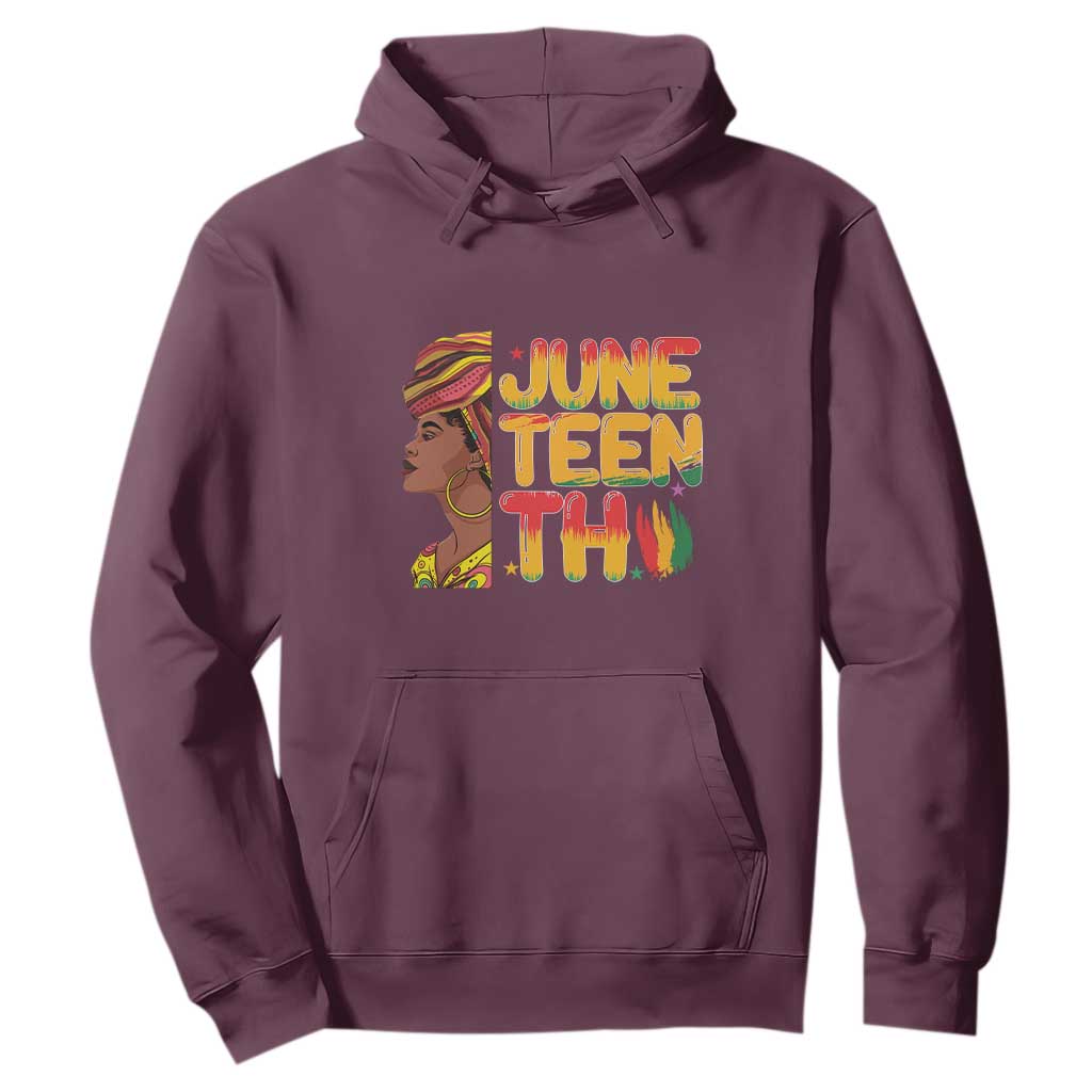 Juneteenth Black Woman Hoodie Black History African American Ladies