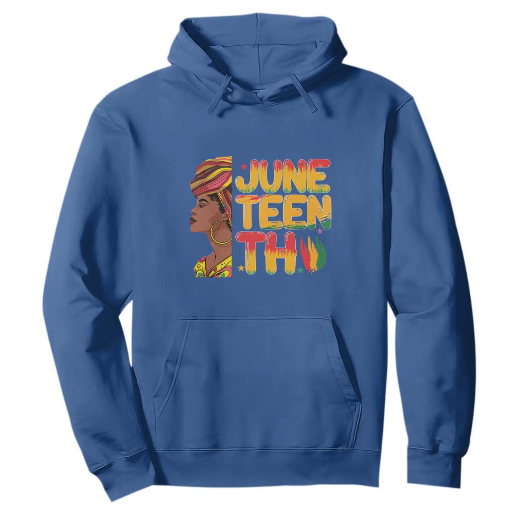 Juneteenth Black Woman Hoodie Black History African American Ladies