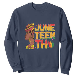 Juneteenth Black Woman Sweatshirt Black History African American Ladies