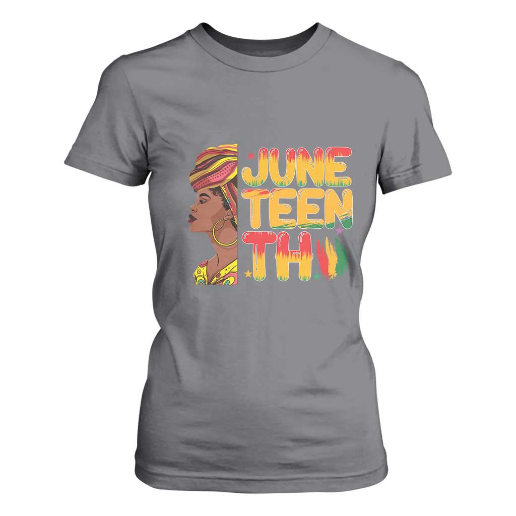 Juneteenth Black Woman T Shirt For Women Black History African American Ladies