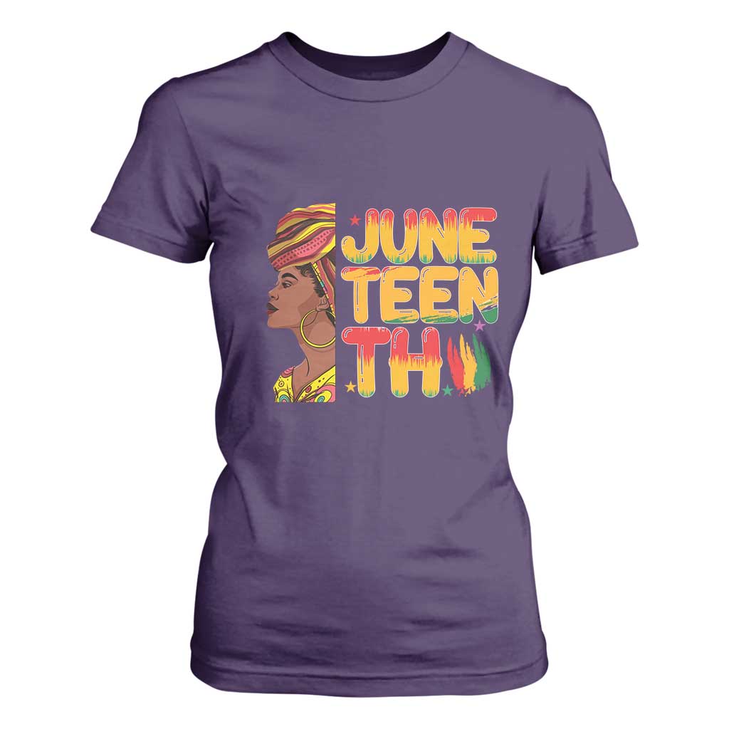 Juneteenth Black Woman T Shirt For Women Black History African American Ladies