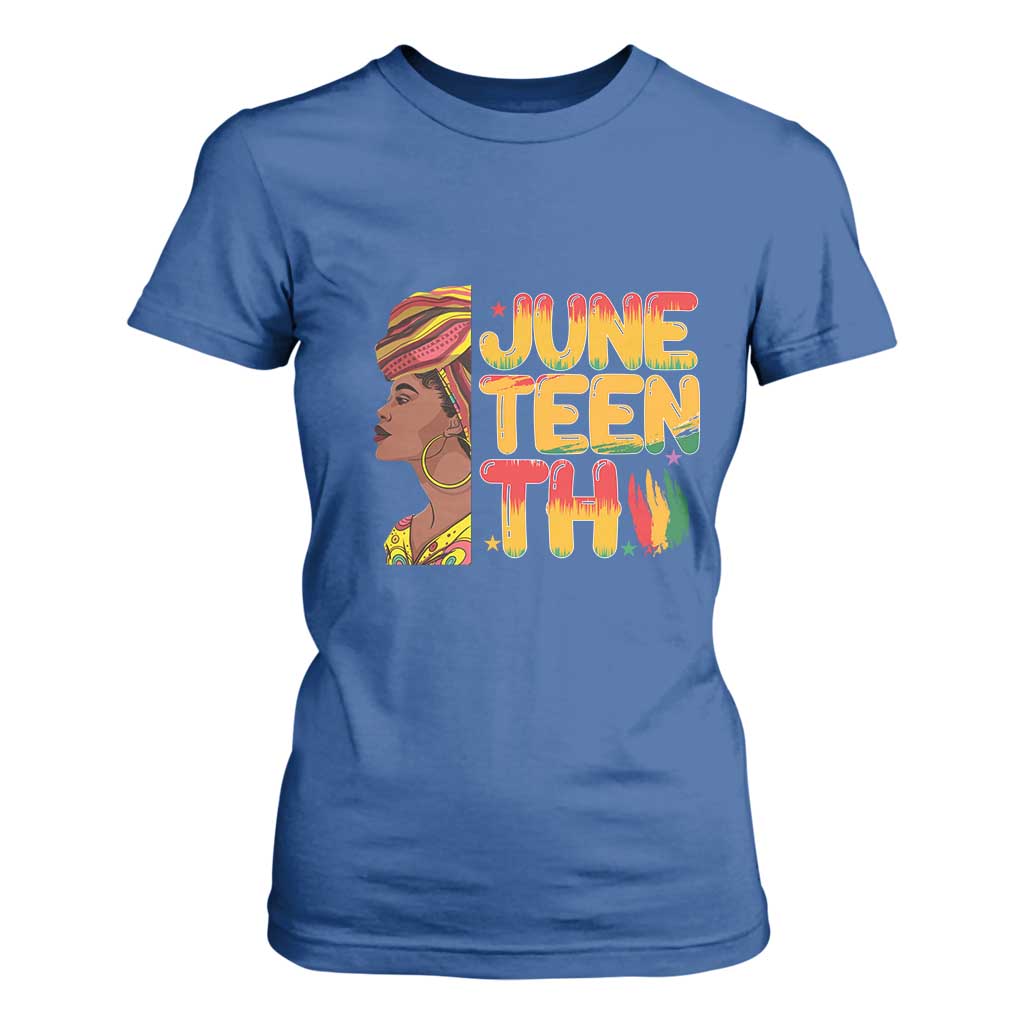Juneteenth Black Woman T Shirt For Women Black History African American Ladies