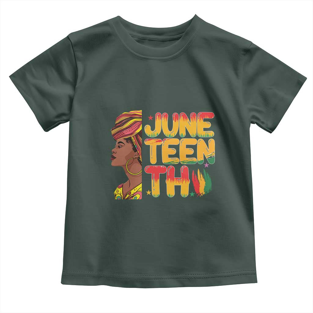 Juneteenth Black Woman Toddler T Shirt Black History African American Ladies
