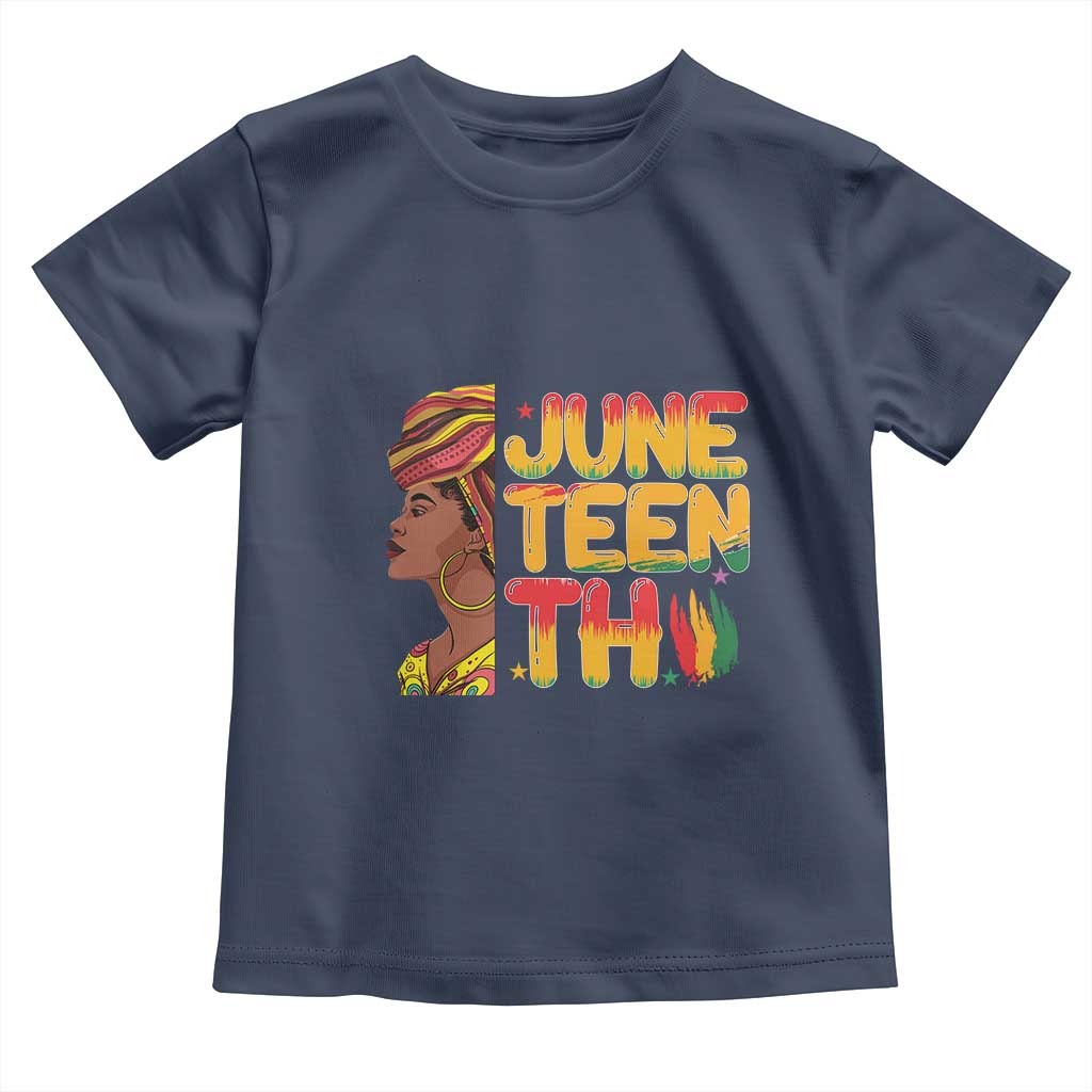 Juneteenth Black Woman Toddler T Shirt Black History African American Ladies