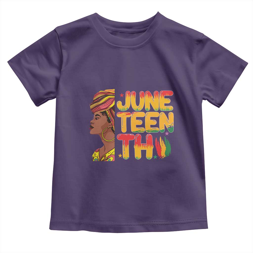 Juneteenth Black Woman Toddler T Shirt Black History African American Ladies