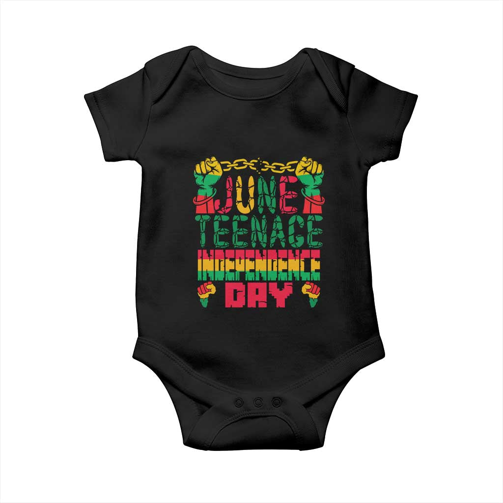 Juneteenth 1865 Independence Day Baby Onesie