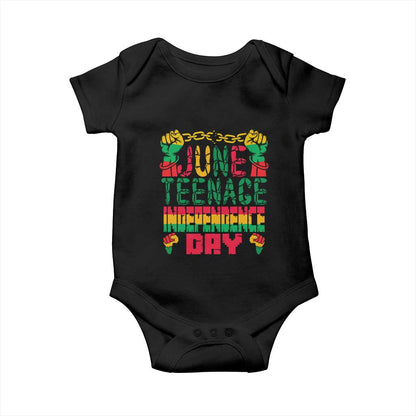 Juneteenth 1865 Independence Day Baby Onesie