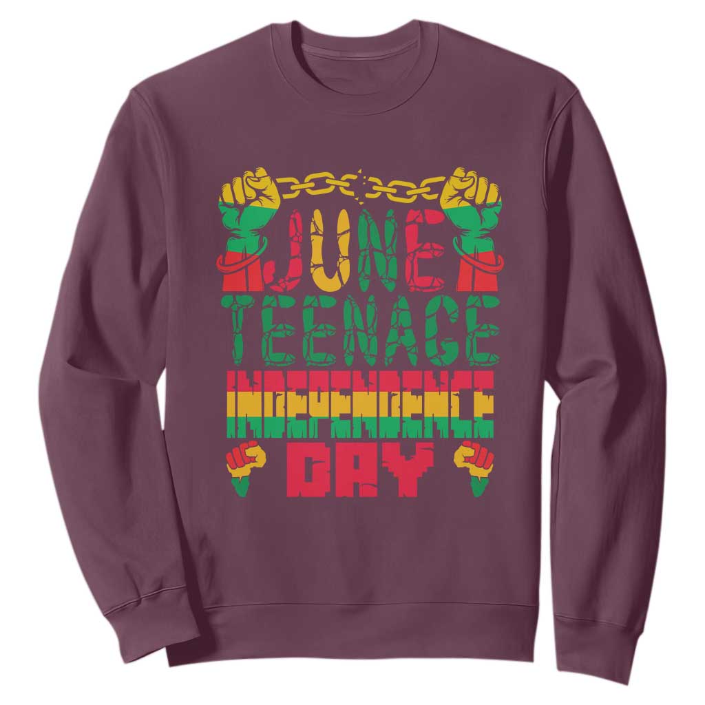 Juneteenth 1865 Independence Day Sweatshirt