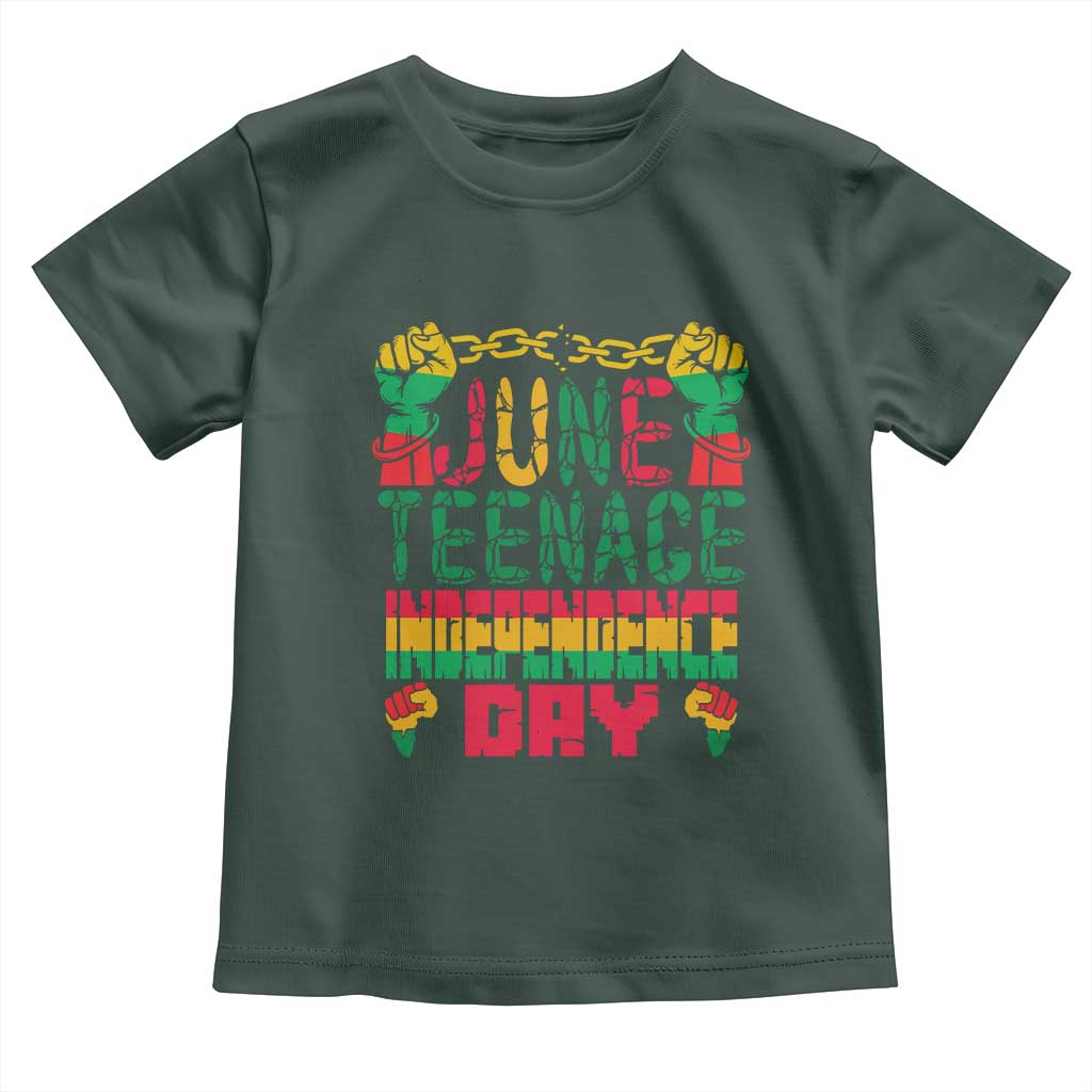 Juneteenth 1865 Independence Day Toddler T Shirt