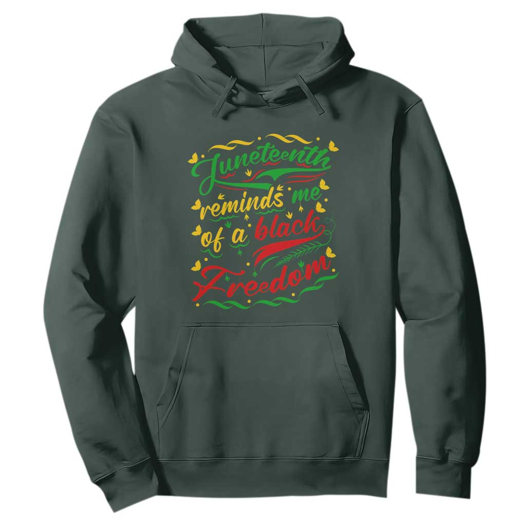 Black History Pride Hoodie Juneteenth Reminds Me Of a Black Freedom