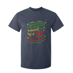 Black History Pride T Shirt For Kid Juneteenth Reminds Me Of a Black Freedom