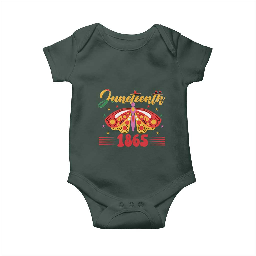 Juneteenth 1865 Butterfly Baby Onesie