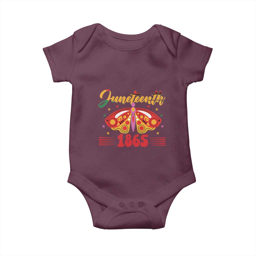 Juneteenth 1865 Butterfly Baby Onesie