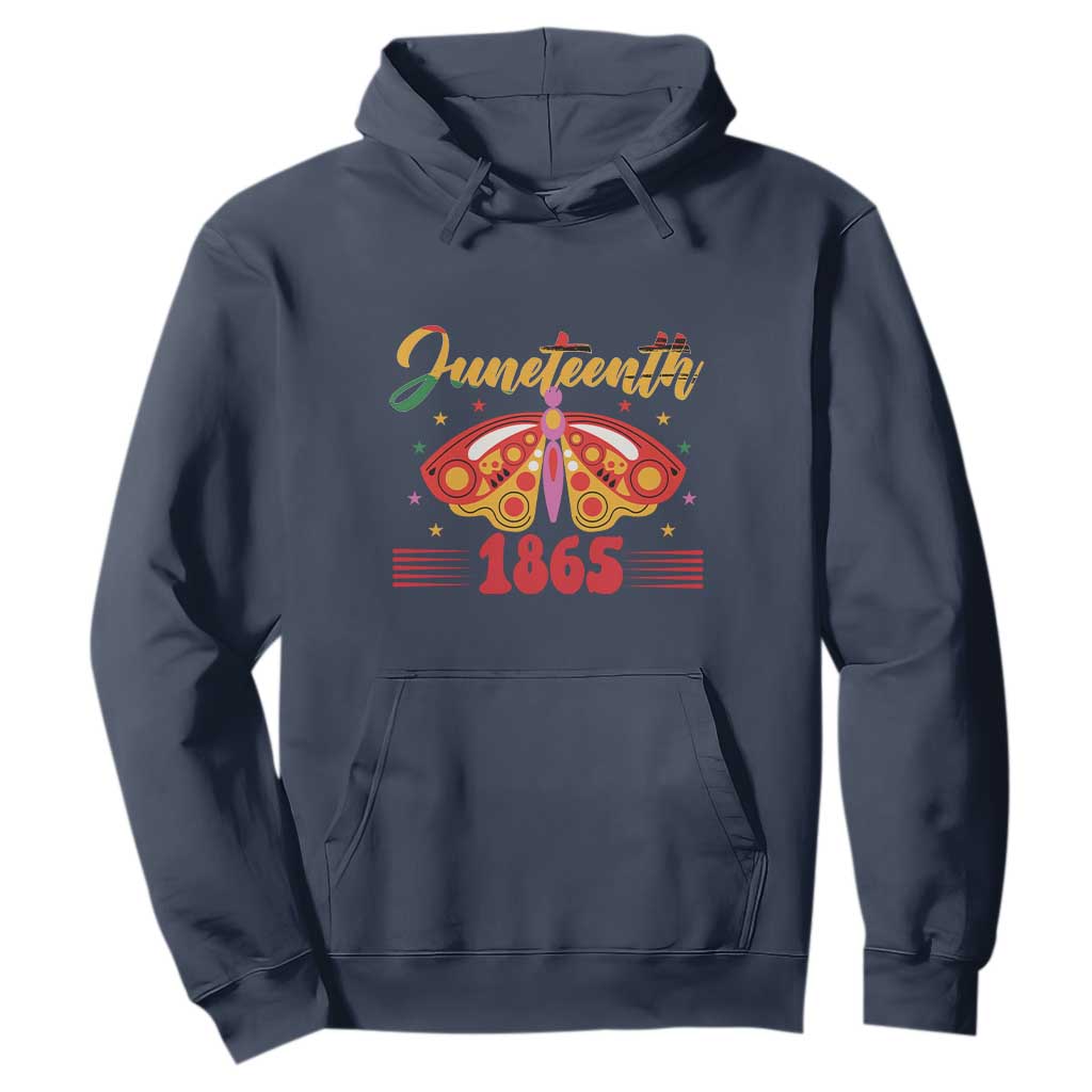 Juneteenth 1865 Butterfly Hoodie
