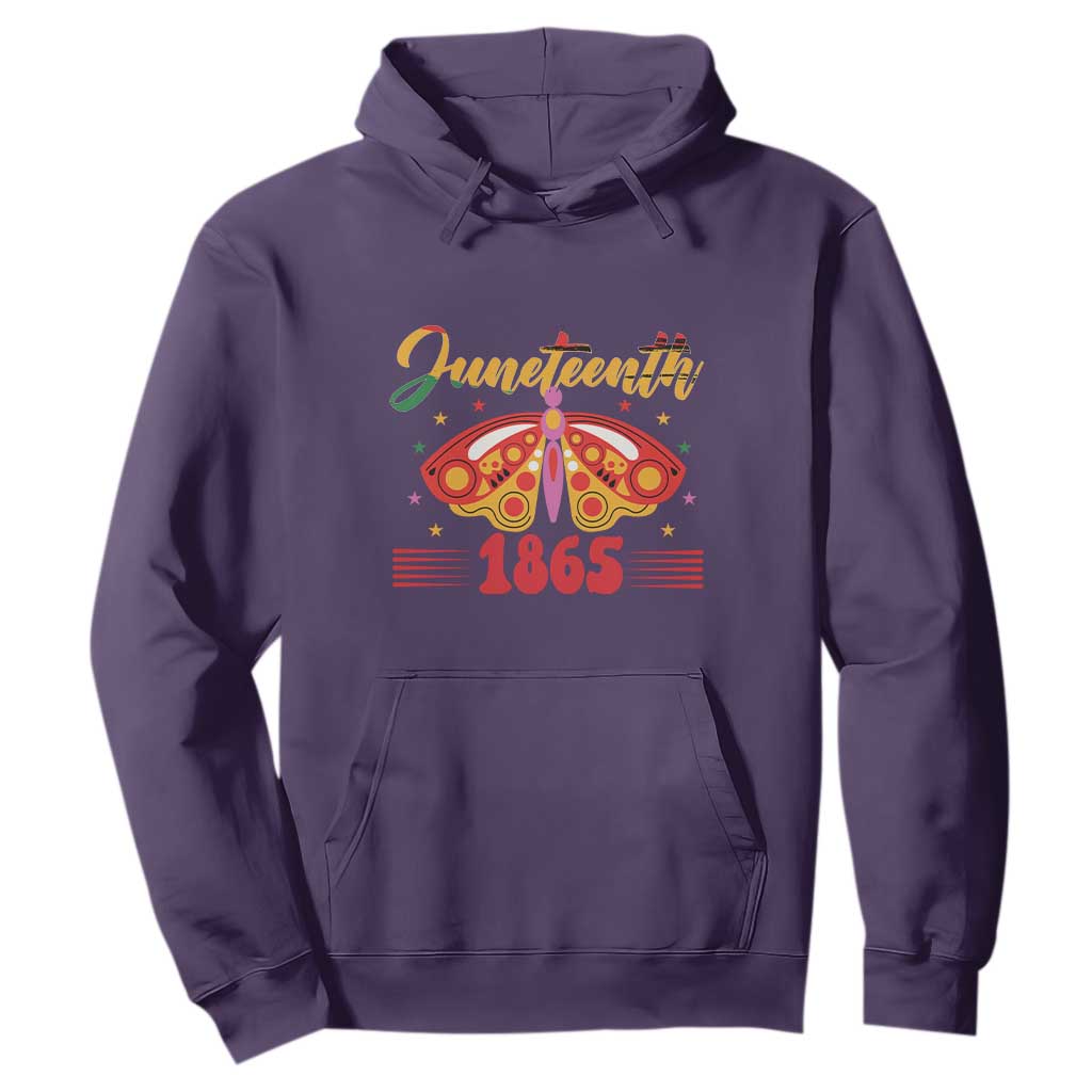 Juneteenth 1865 Butterfly Hoodie