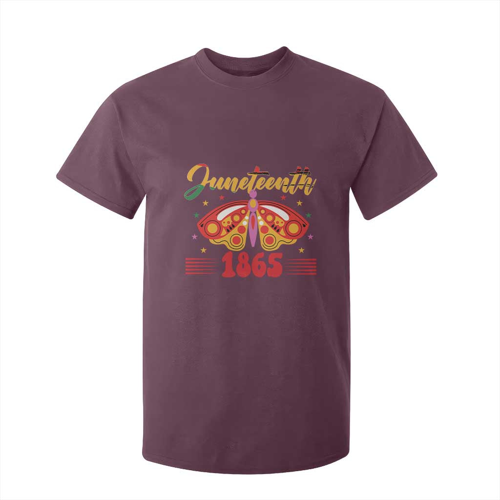 Juneteenth 1865 Butterfly T Shirt For Kid