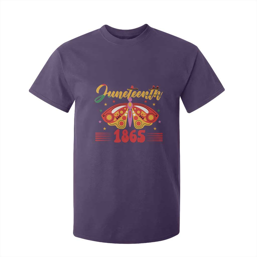 Juneteenth 1865 Butterfly T Shirt For Kid