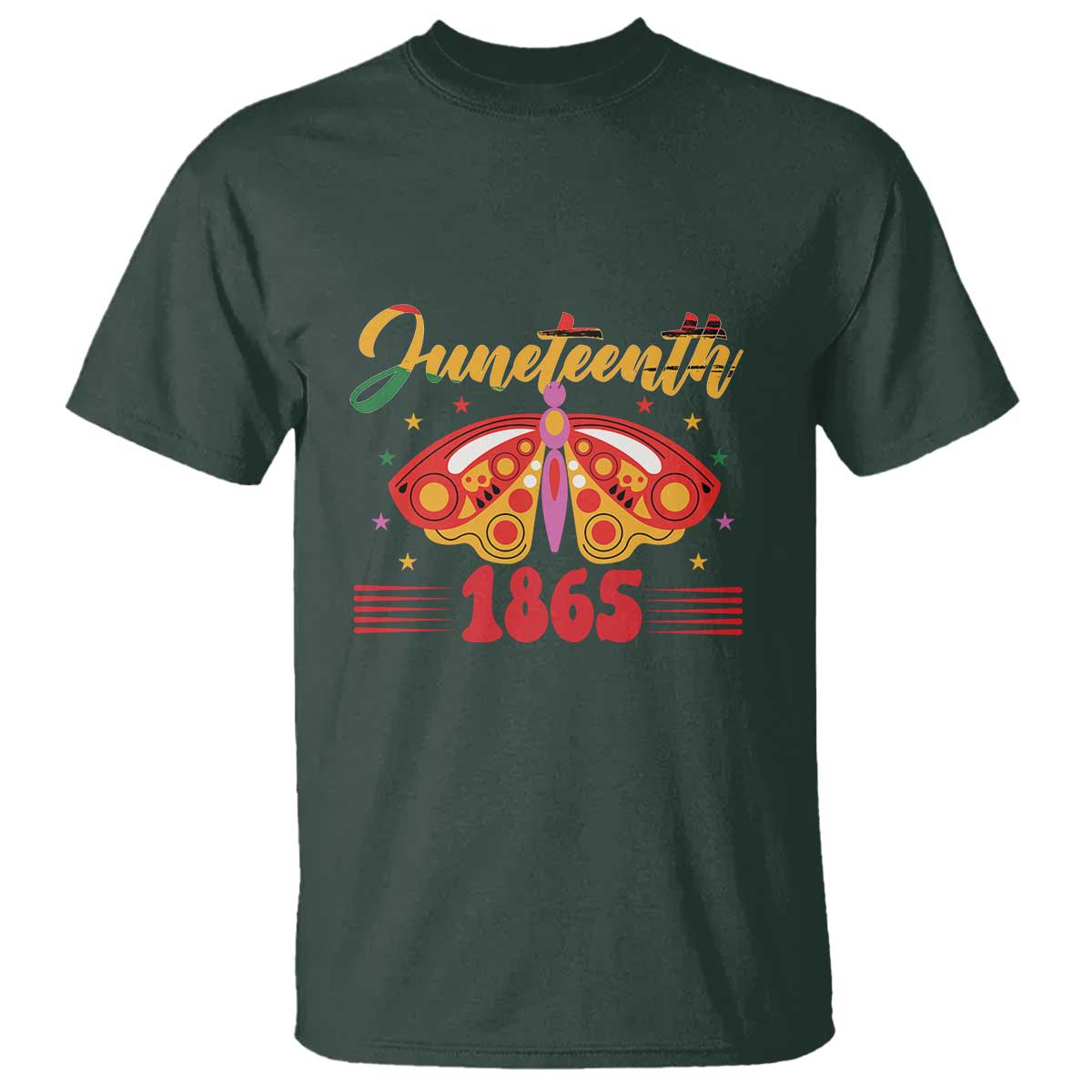 Juneteenth 1865 Butterfly T Shirt