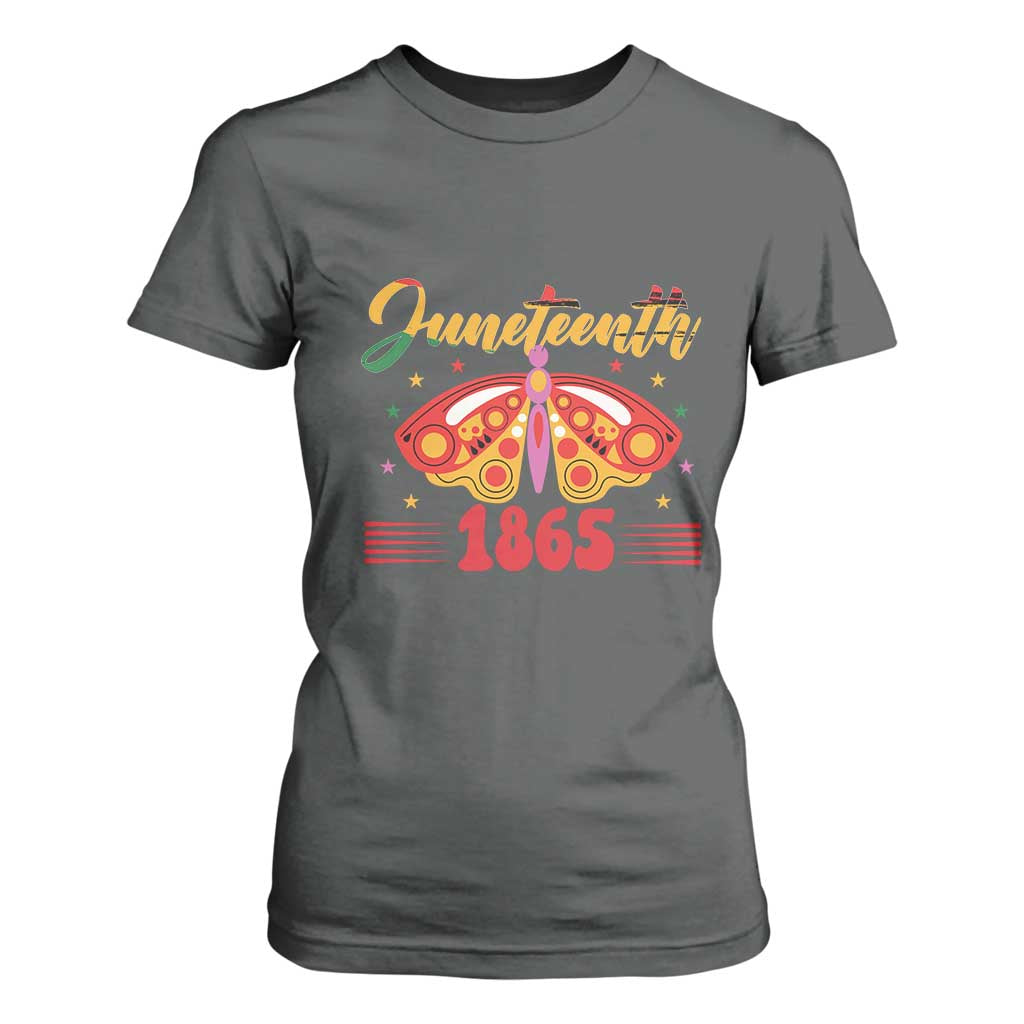 Juneteenth 1865 Butterfly T Shirt For Women