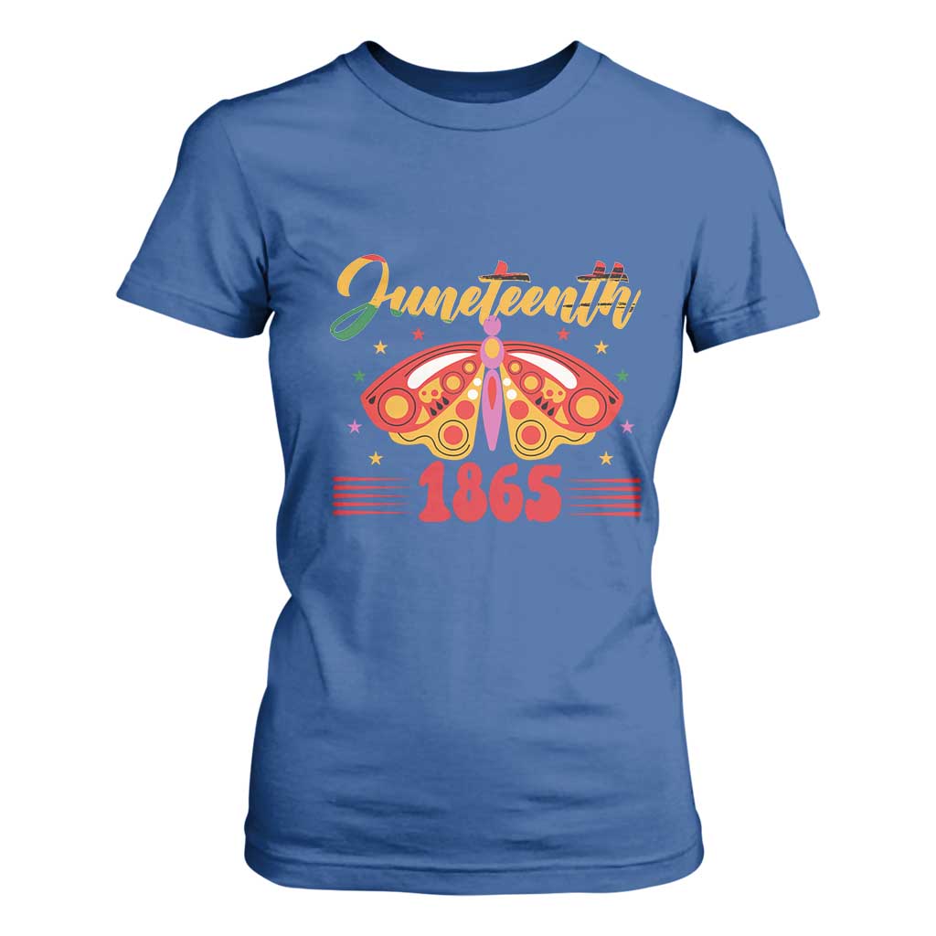 Juneteenth 1865 Butterfly T Shirt For Women