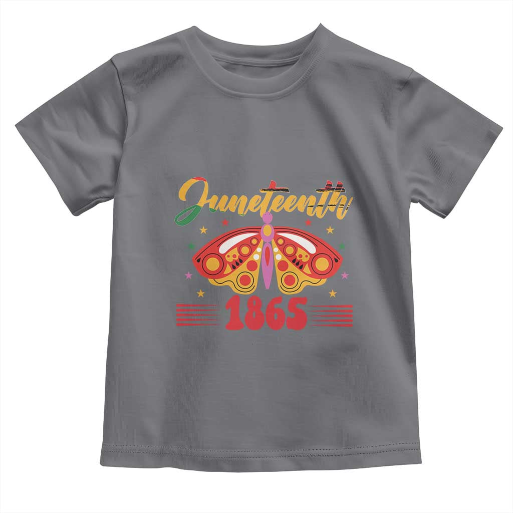 Juneteenth 1865 Butterfly Toddler T Shirt